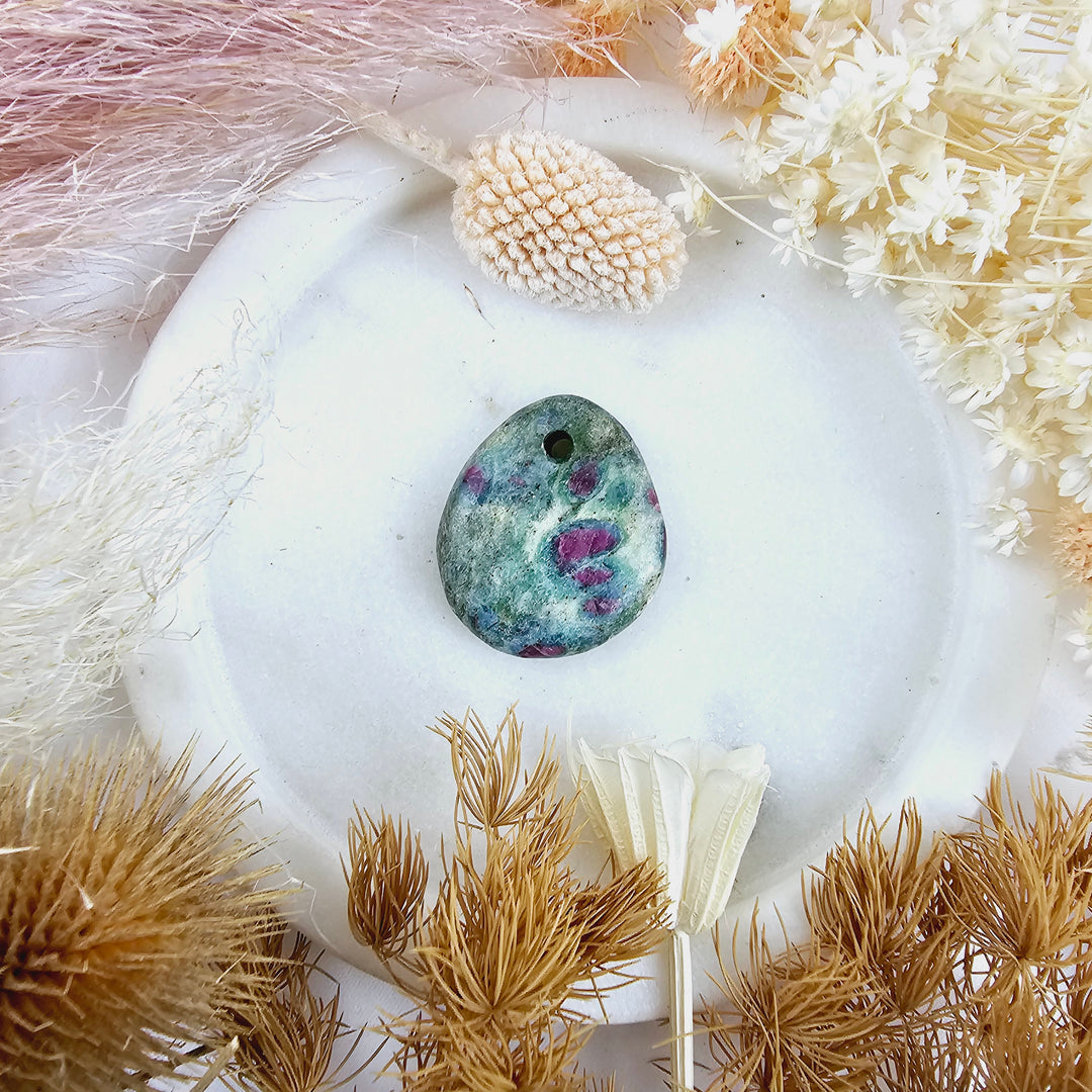Ruby Fuchsite Pendant