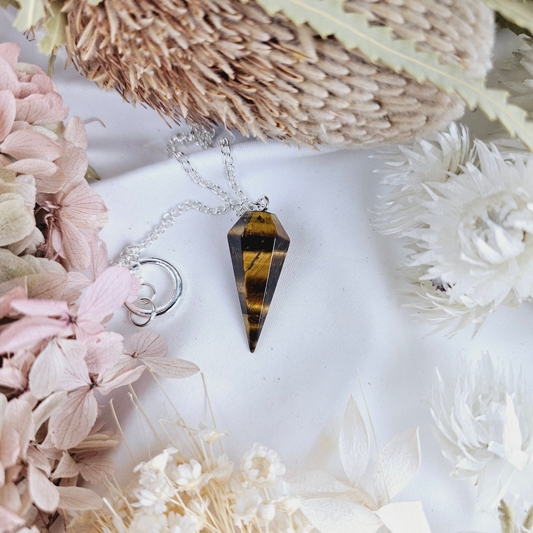 Tigers Eye Pendulum