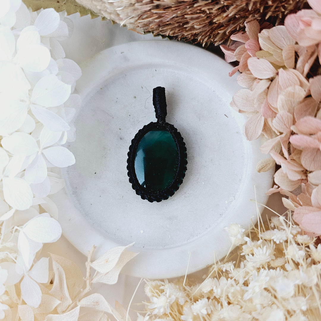 Green Agate Pendant