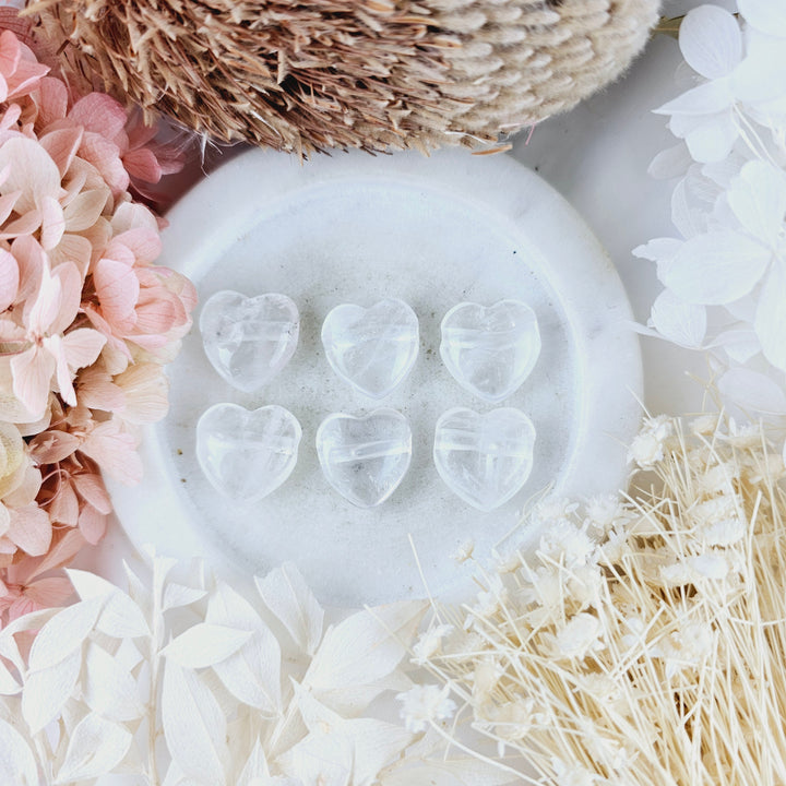 Clear Quartz Heart Pendant