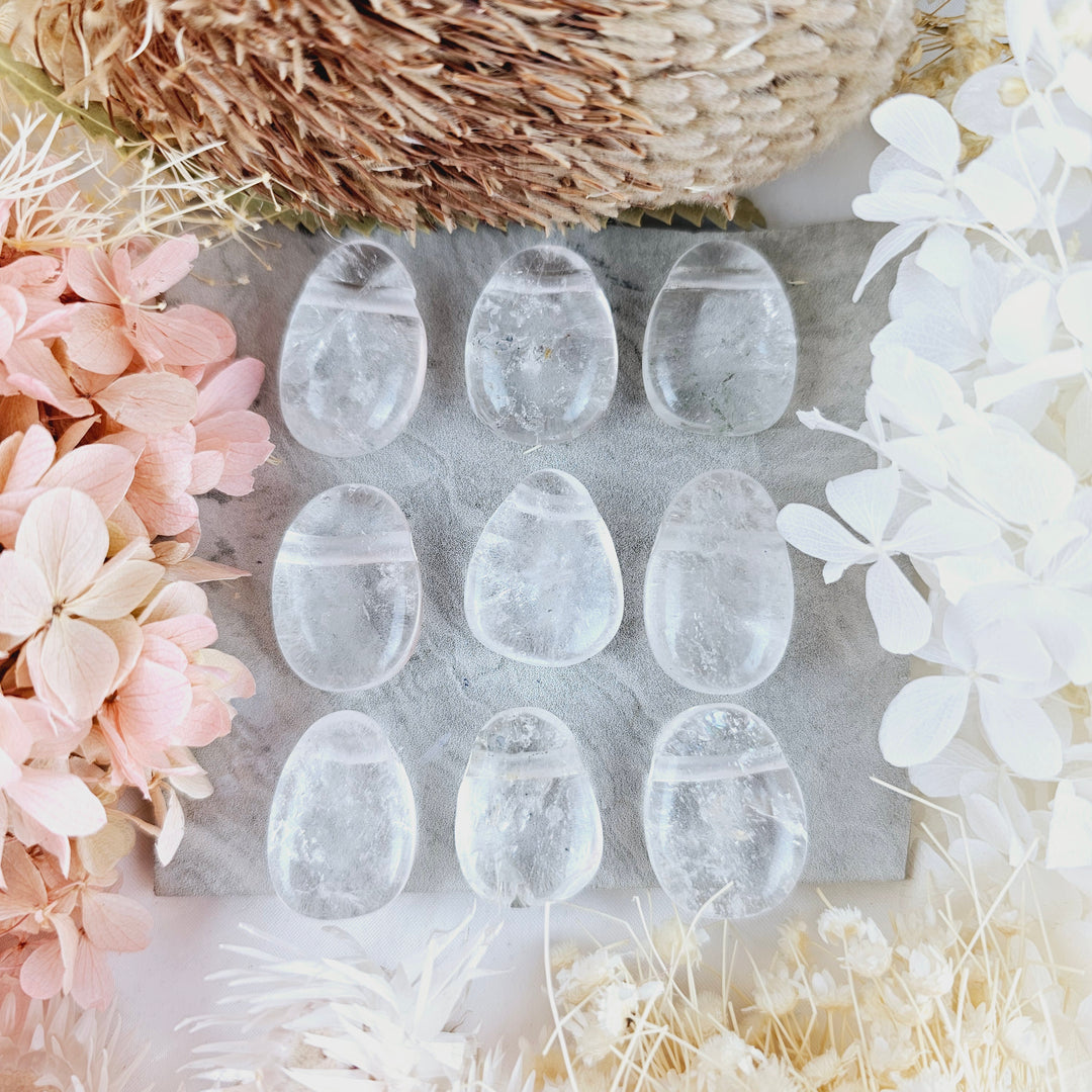 Clear Quartz Tumbled Pendant