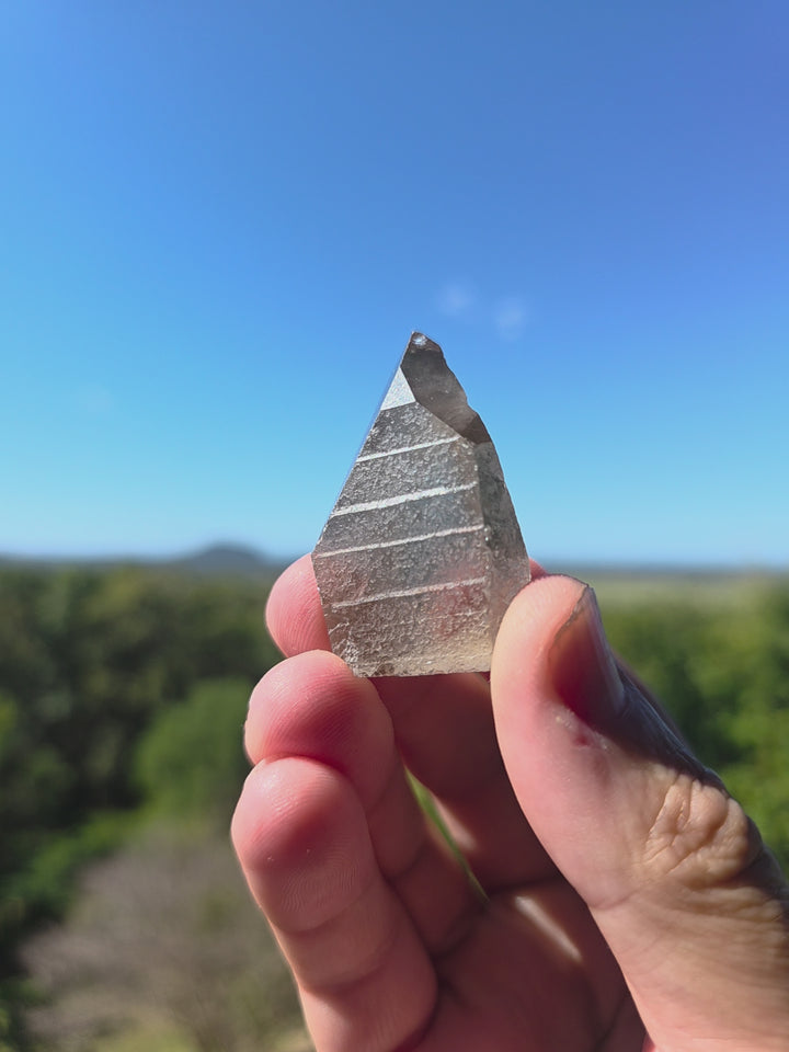 Lemurian Smoky Quartz Tower