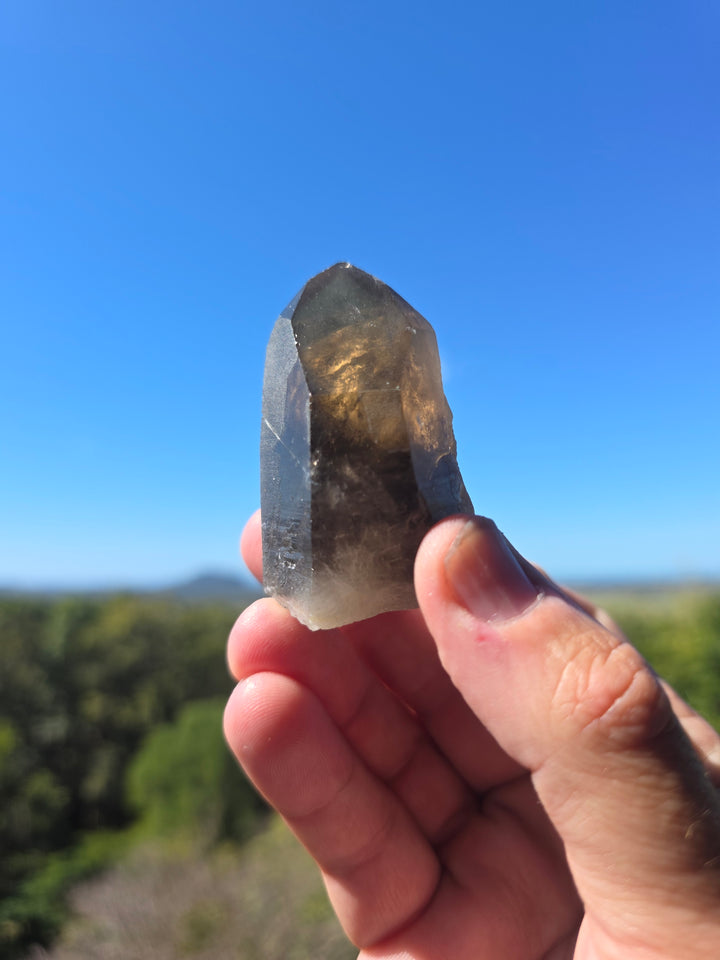Lemurian Smoky Quartz Tower