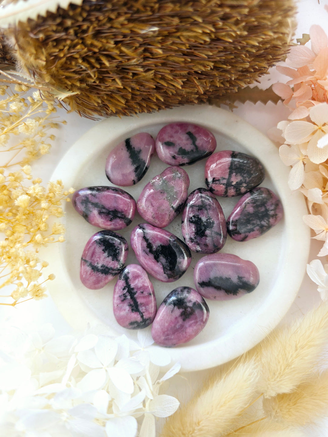 Rhodonite Tumbled Pendant