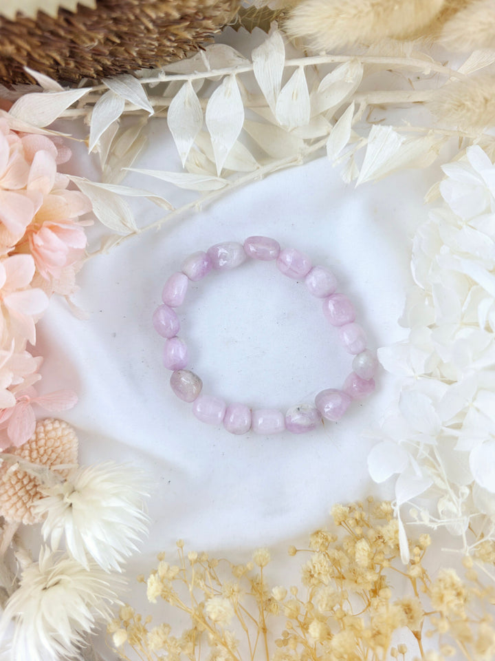 Kunzite Bracelet - Tumbled #2