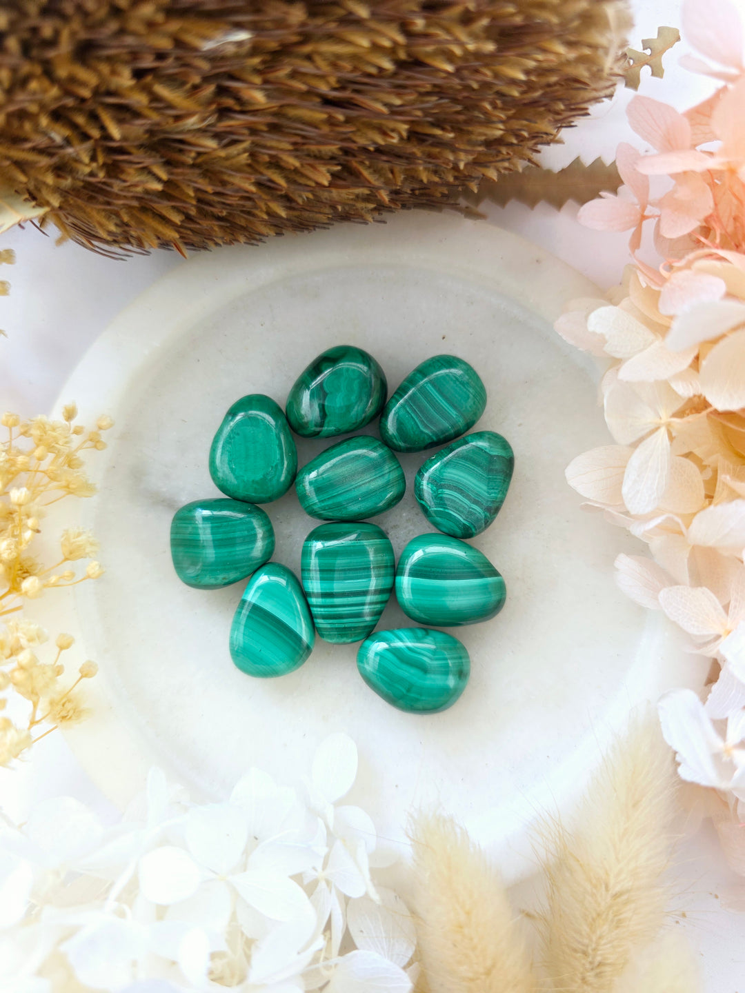 Malachite Tumbled Pendant