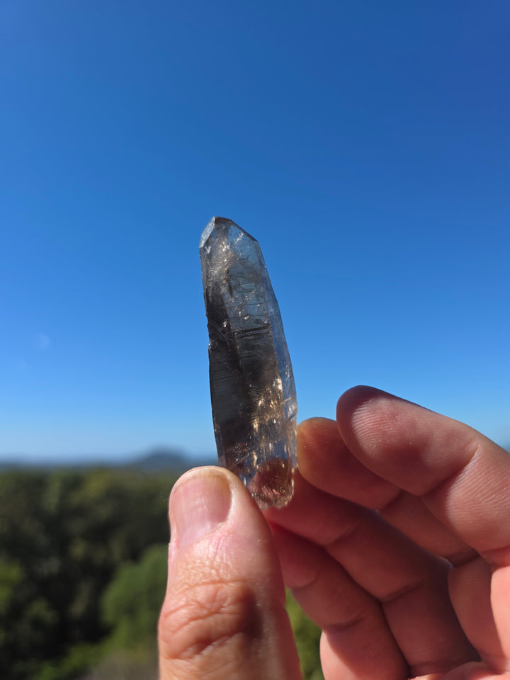 Lemurian Smoky Quartz Laser