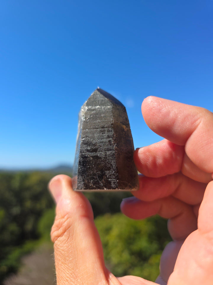 Lemurian Smoky Quartz Tower