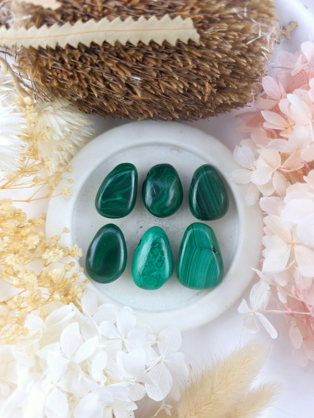 Malachite Tumbled Pendant