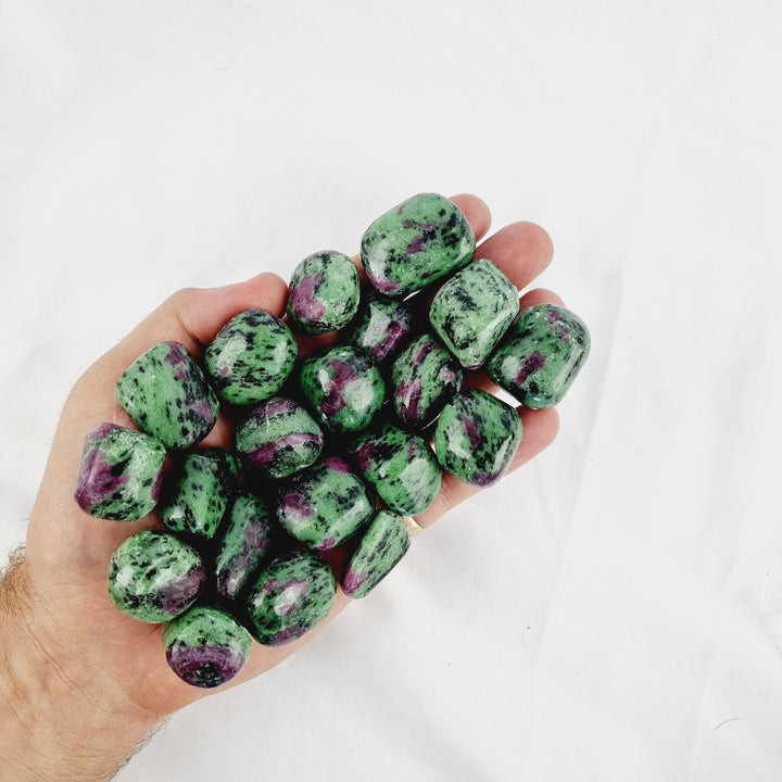 Ruby Zoisite Large Tumbleds
