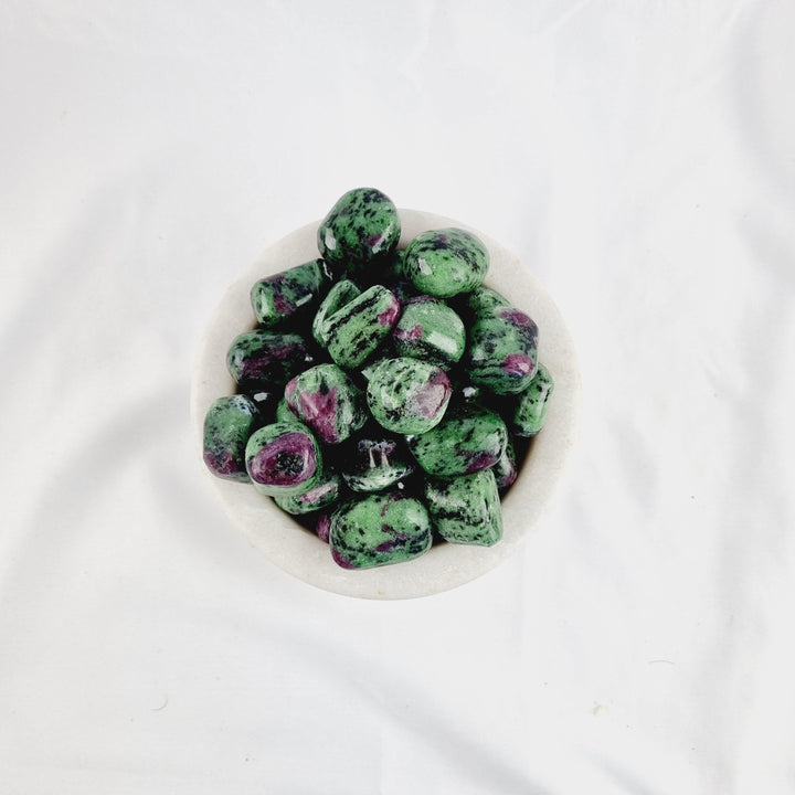 Ruby Zoisite Large Tumbleds