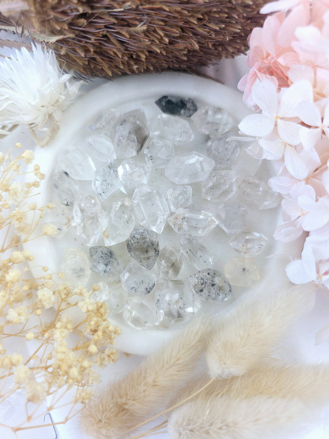 Herkimer Diamond double terminated quartz crystal
