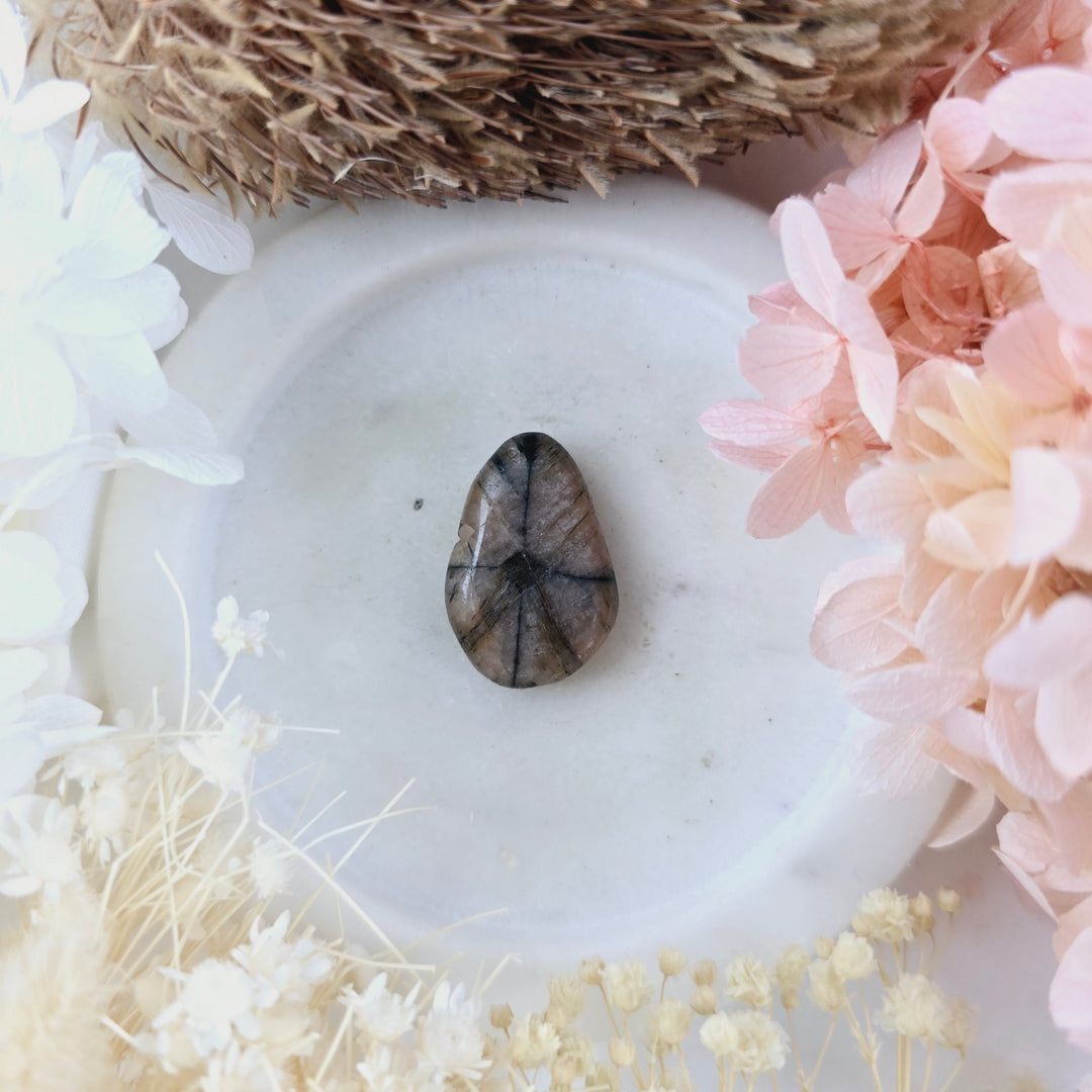 Chiastolite Tumbled Pendant