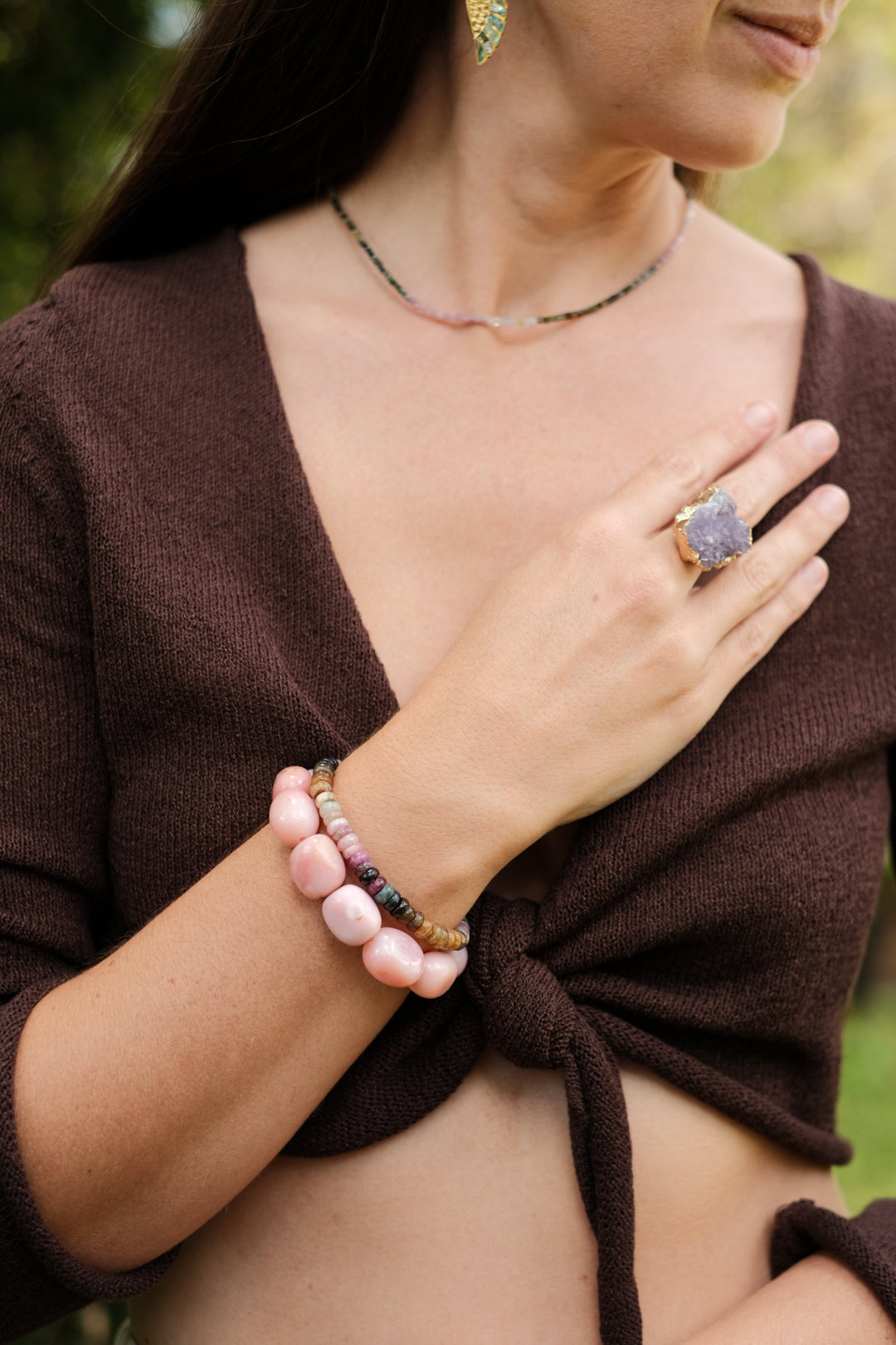 Pink Opal Bracelet — Safe to Open Again