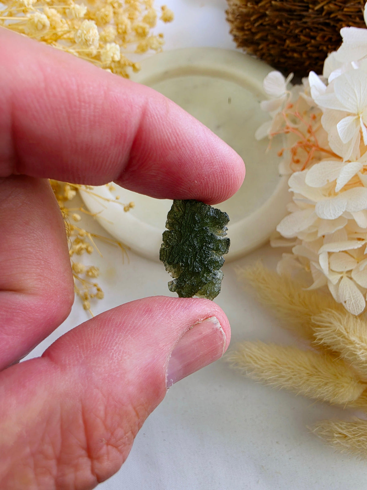 Moldavite Specimen — Manifest & Transform