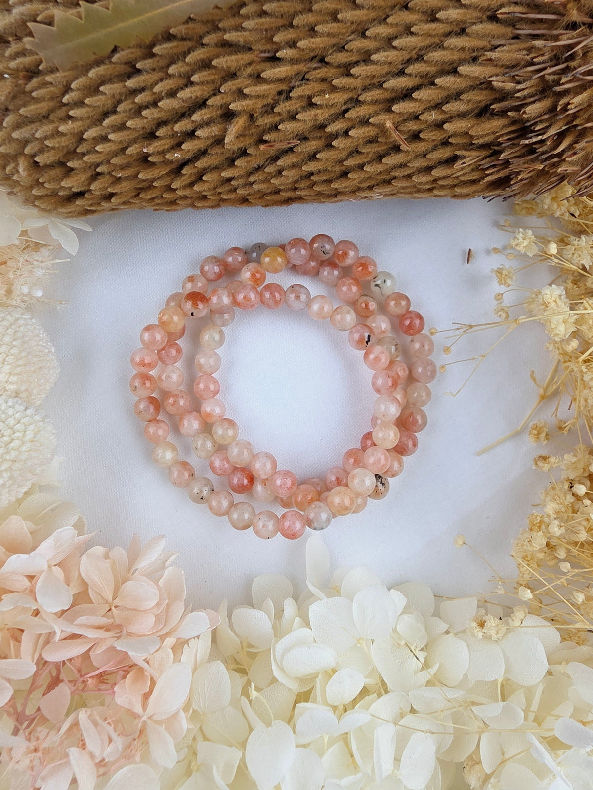 Sunstone Bracelet - 6mm — Here Comes the Sun