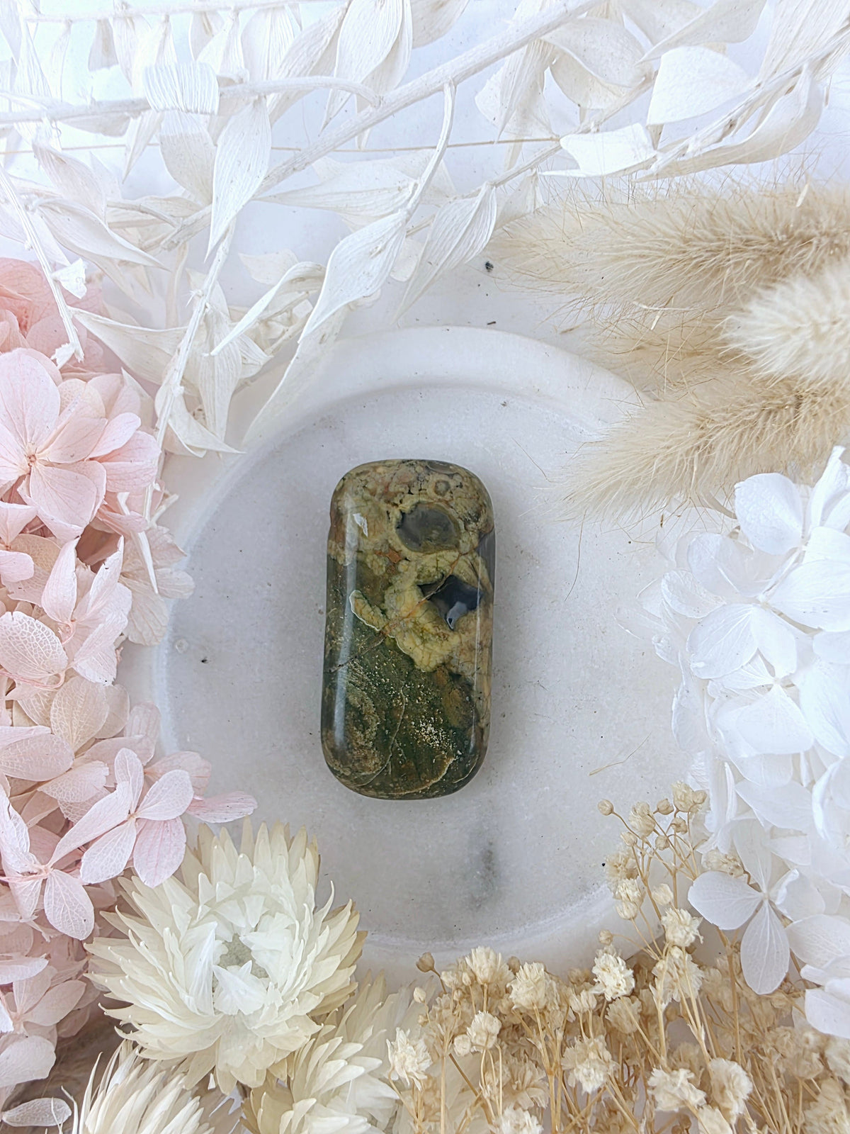 Rainforest Rhyolite Jasper Pendant