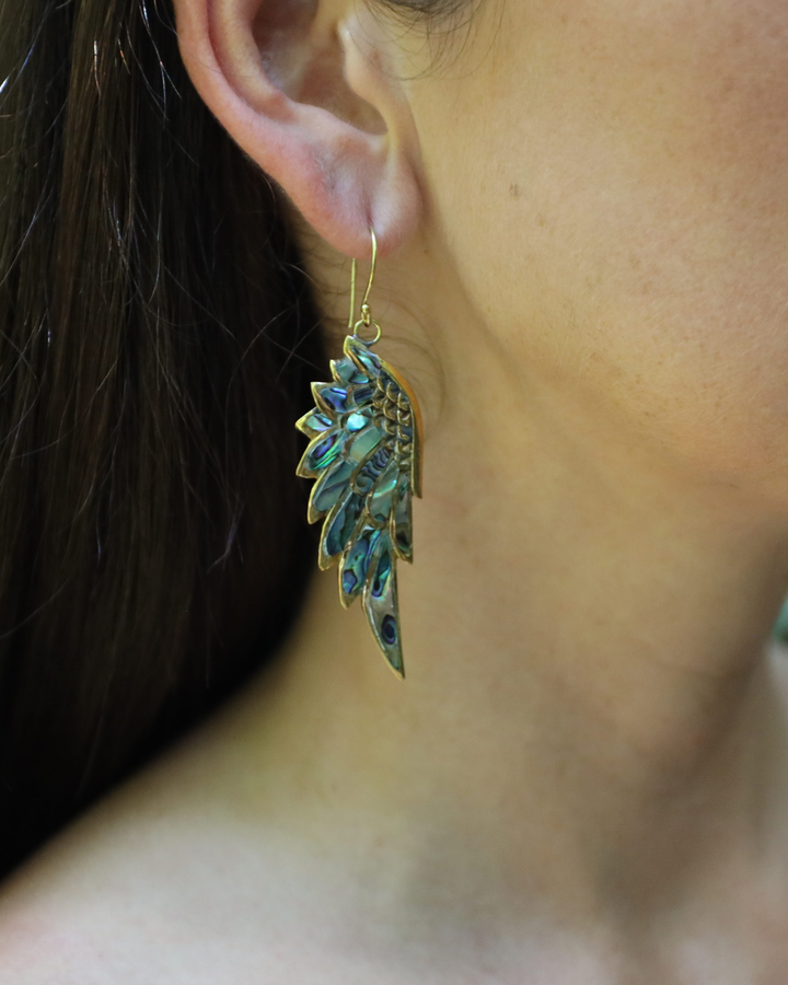Anahata Spirit Wing Earrings - Back In Stock
