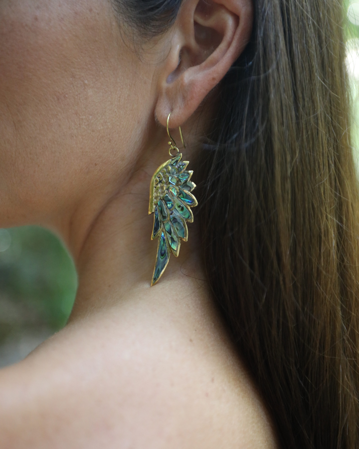 Anahata Spirit Wing Earrings - Back In Stock