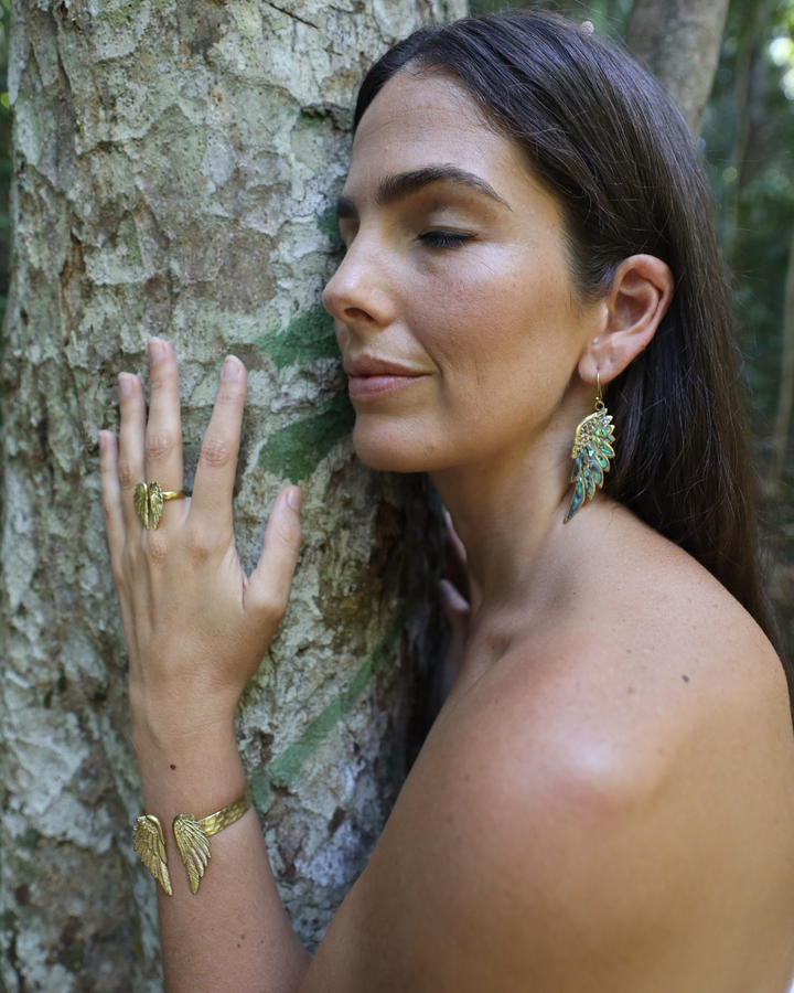 Anahata Spirit Wing Earrings - Back In Stock