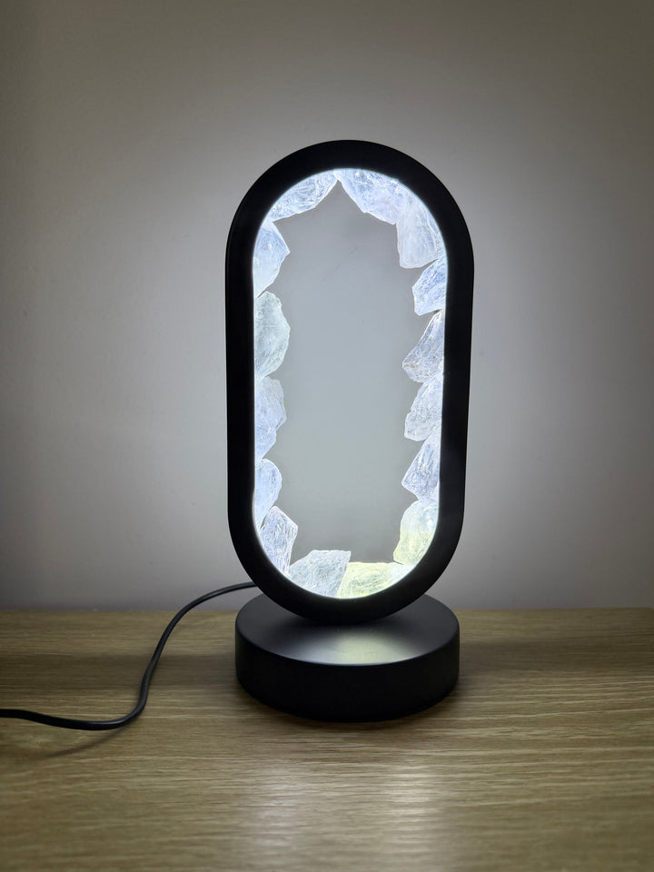 Clear Quartz Star Gate Lamp