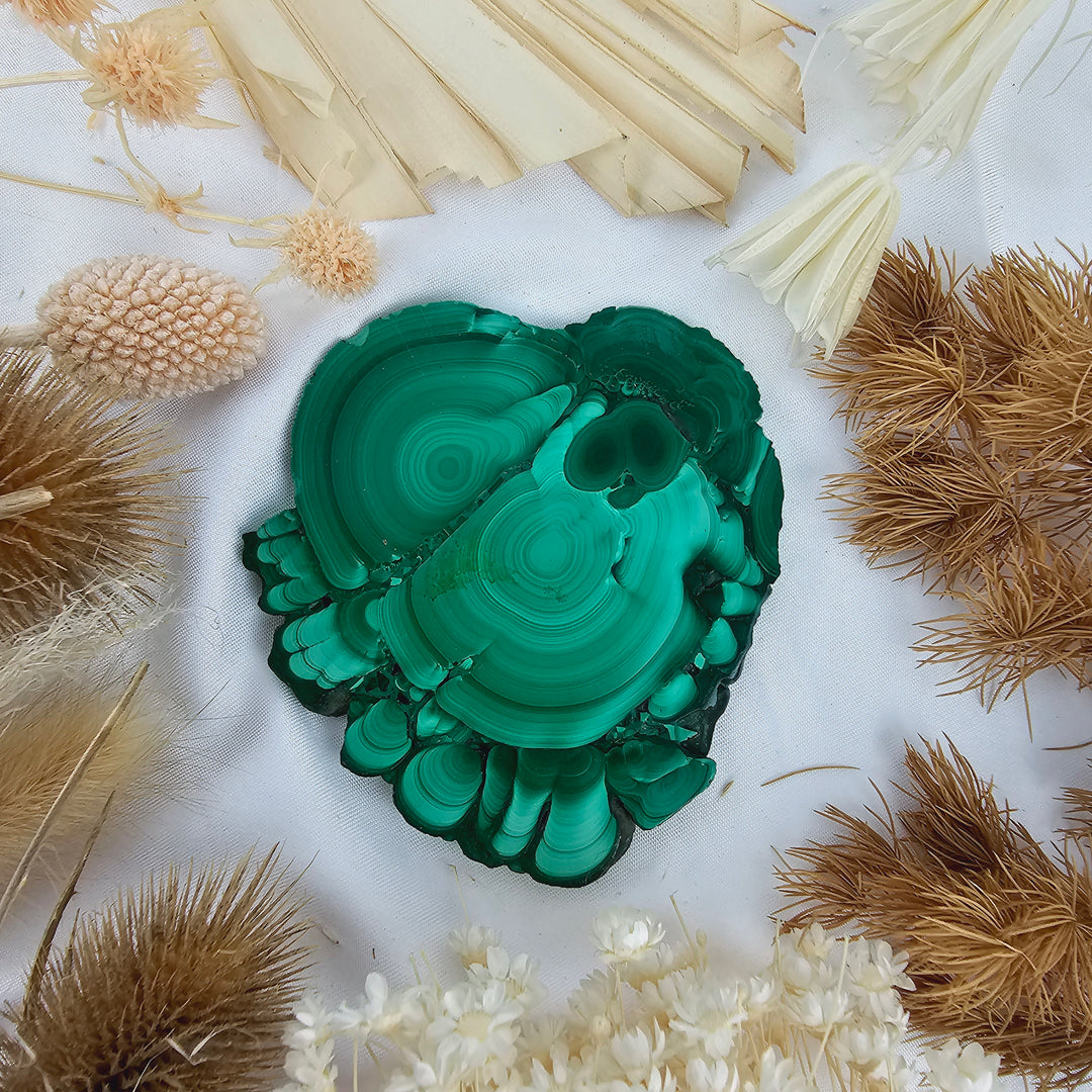 Malachite Stalachite Slice