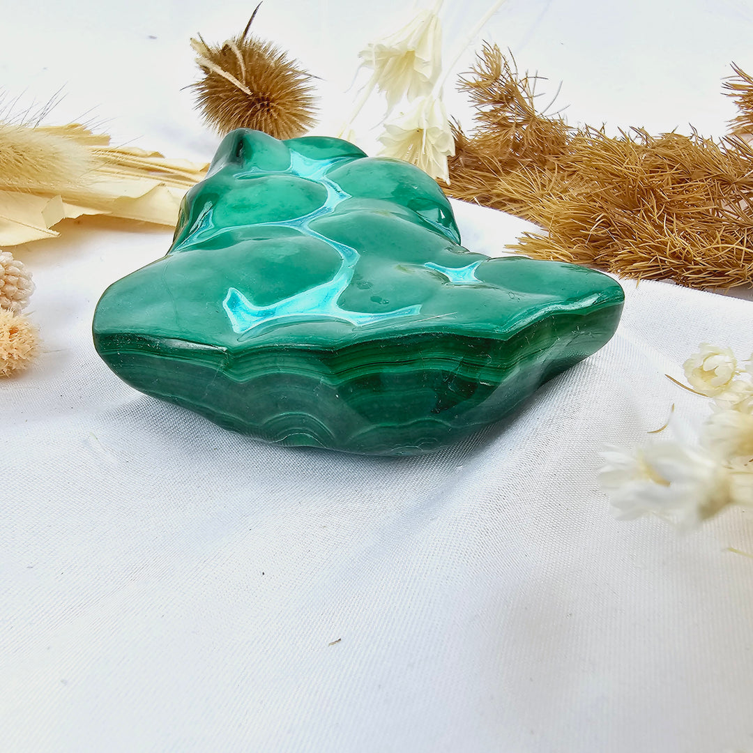 Malachite Chrysocolla Free Form