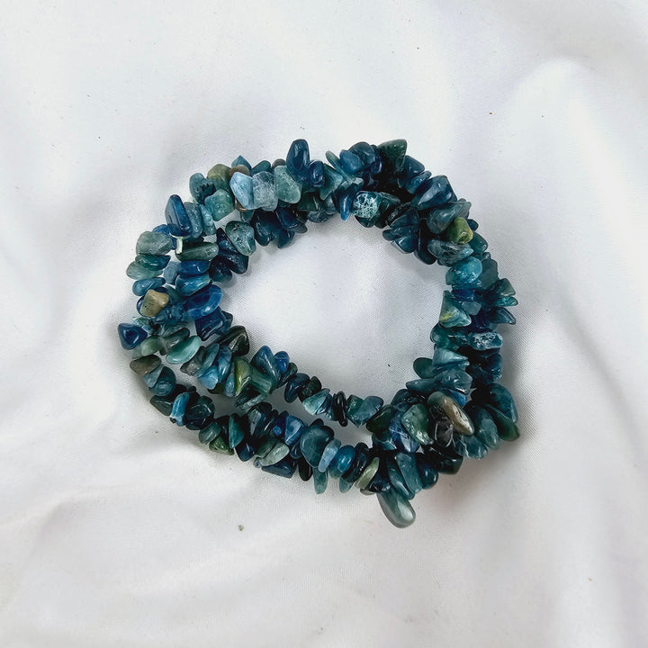 Blue Apatite Bracelet - Chip