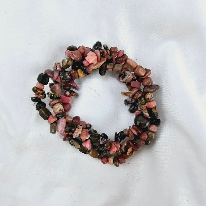 Rhodonite bracelet - Chip