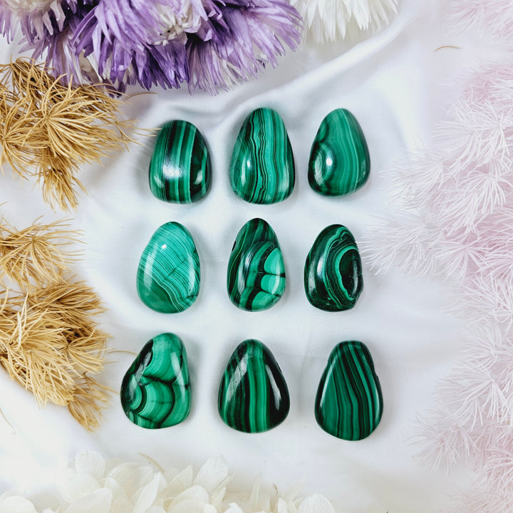 Malachite Tumbled Pendant