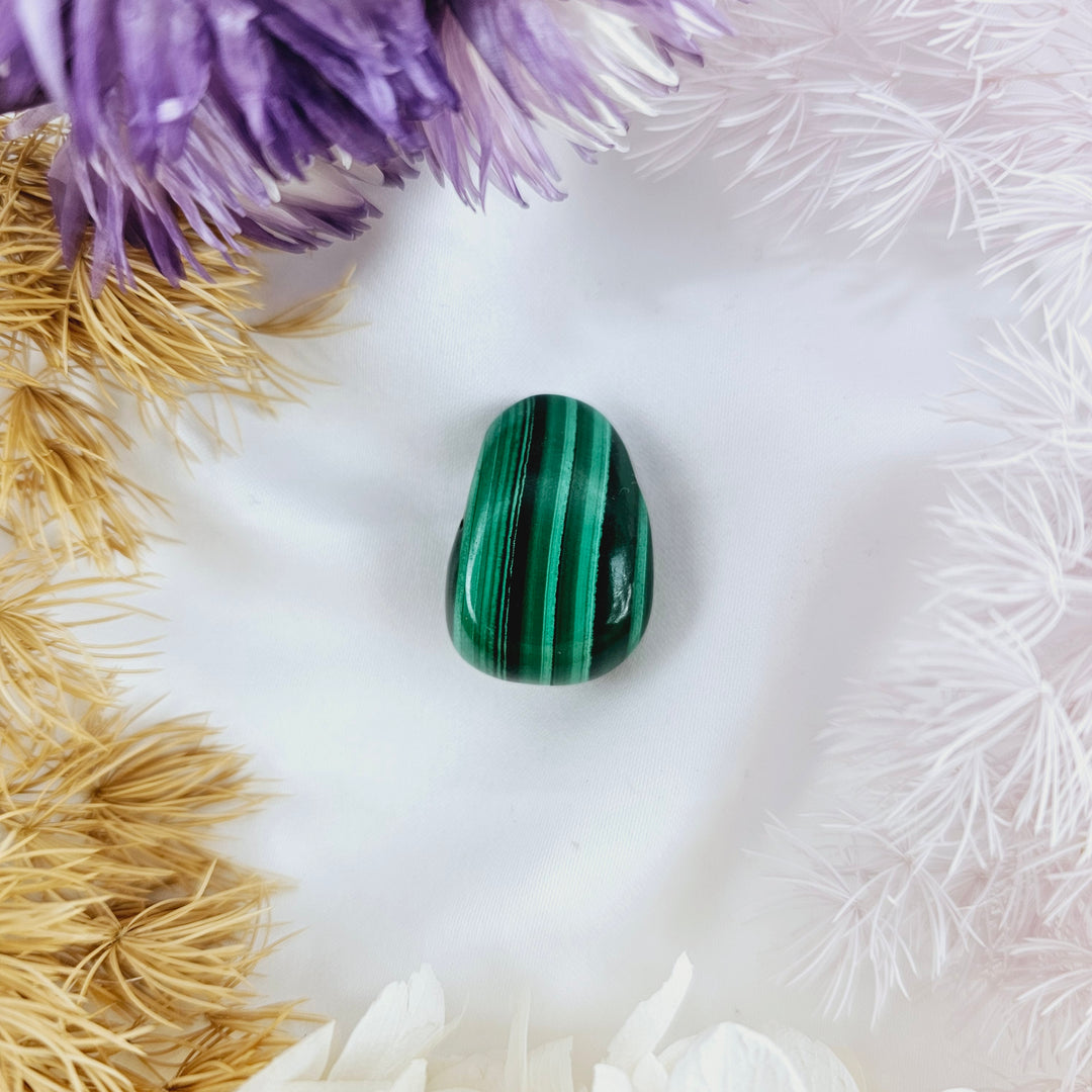 Malachite Tumbled Pendant