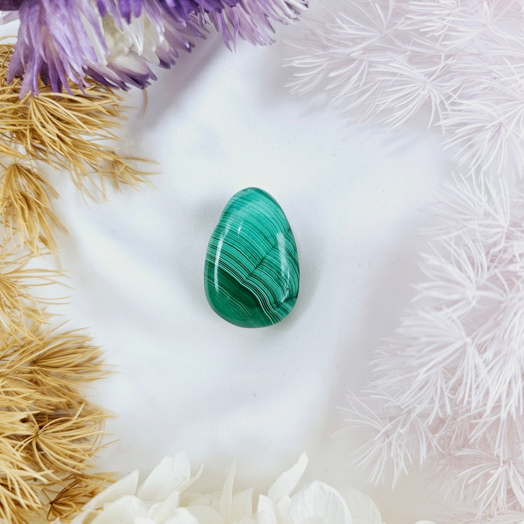 Malachite Tumbled Pendant