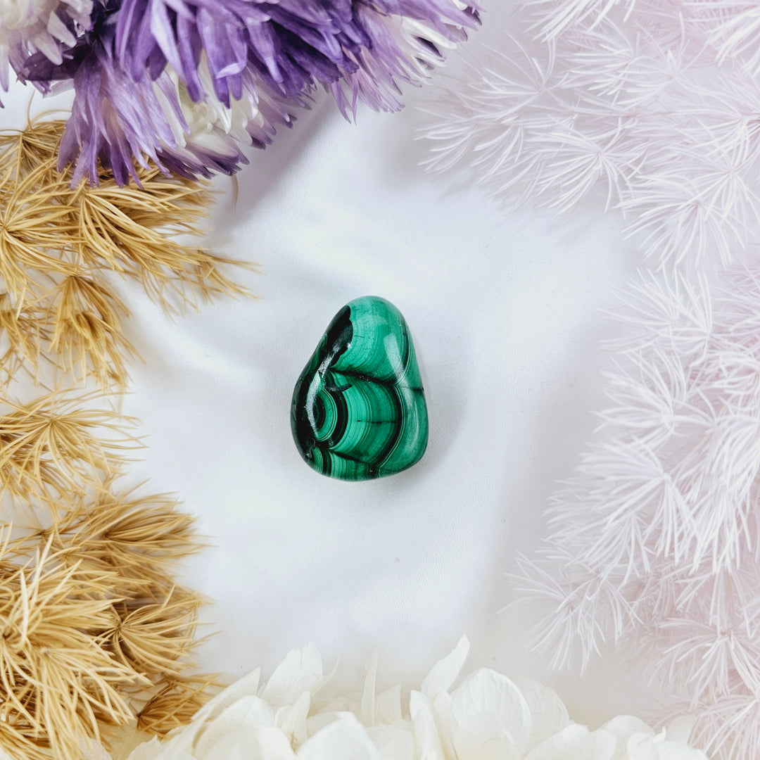 Malachite Tumbled Pendant