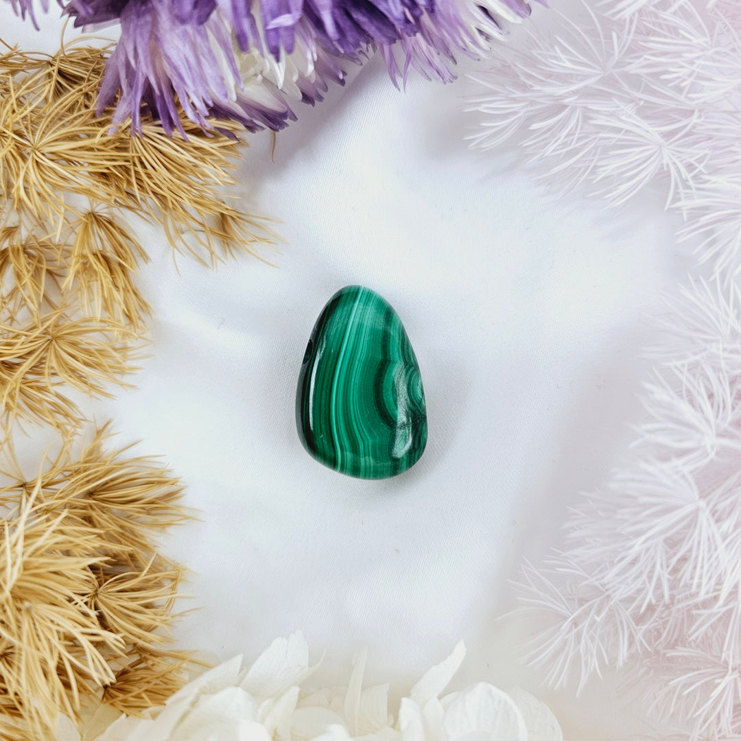 Malachite Tumbled Pendant