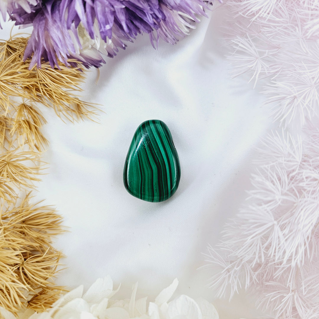 Malachite Tumbled Pendant