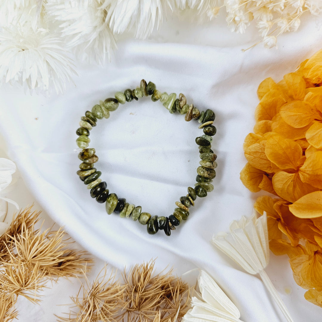 Green Garnet Bracelet - Chip