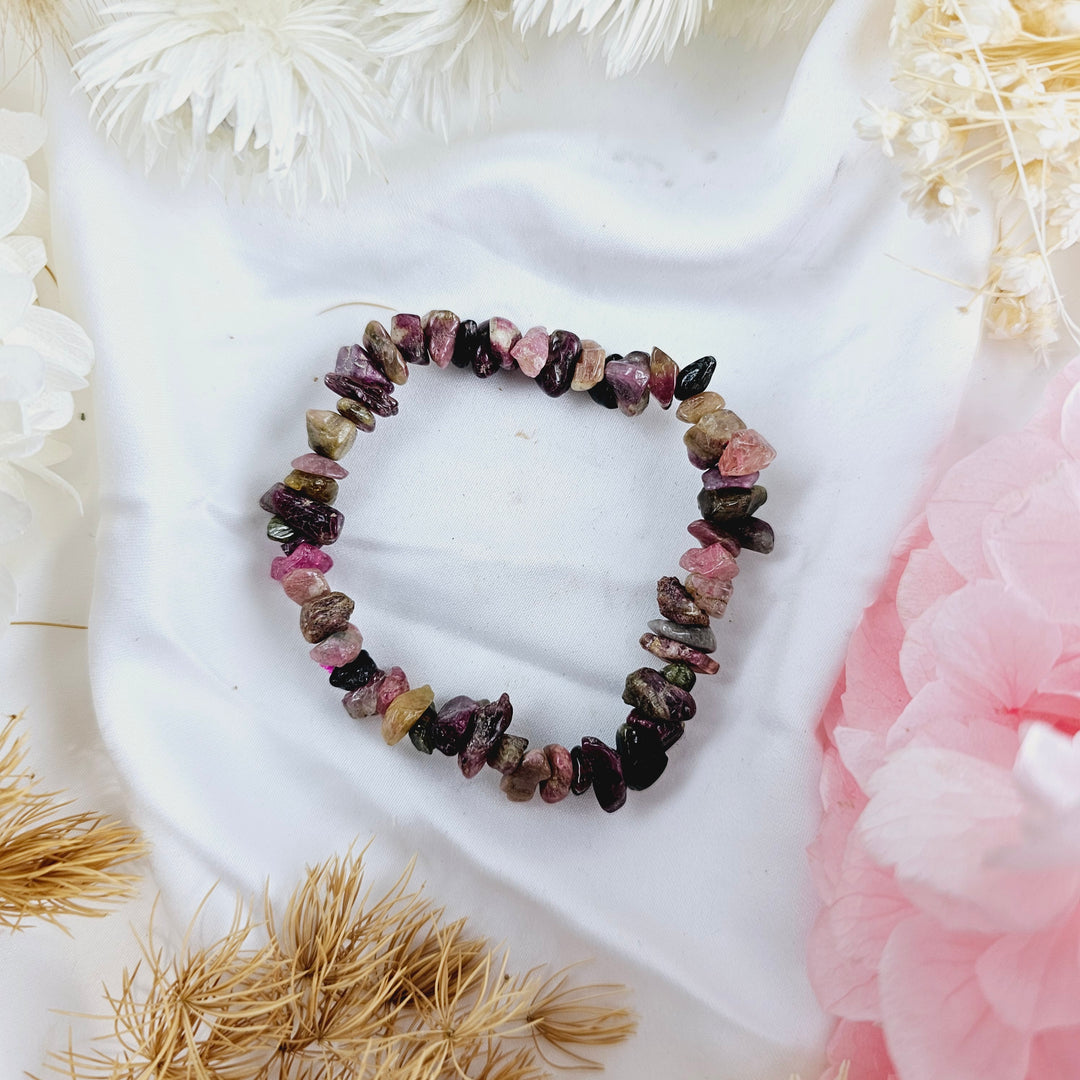 Watermelon Tourmaline Bracelet - Chip #2