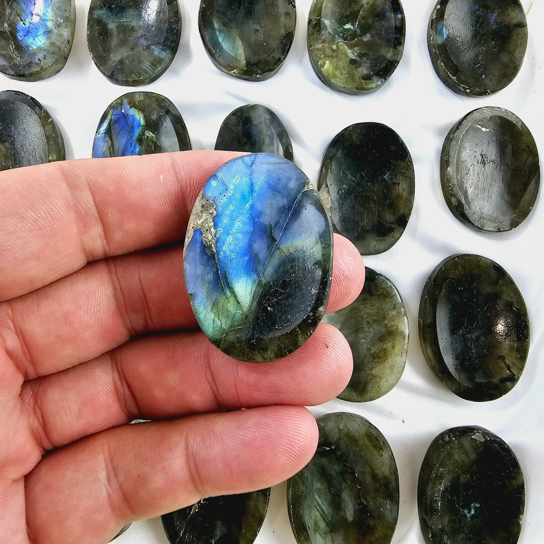 Labradorite Worry Stone — The Shield of Light