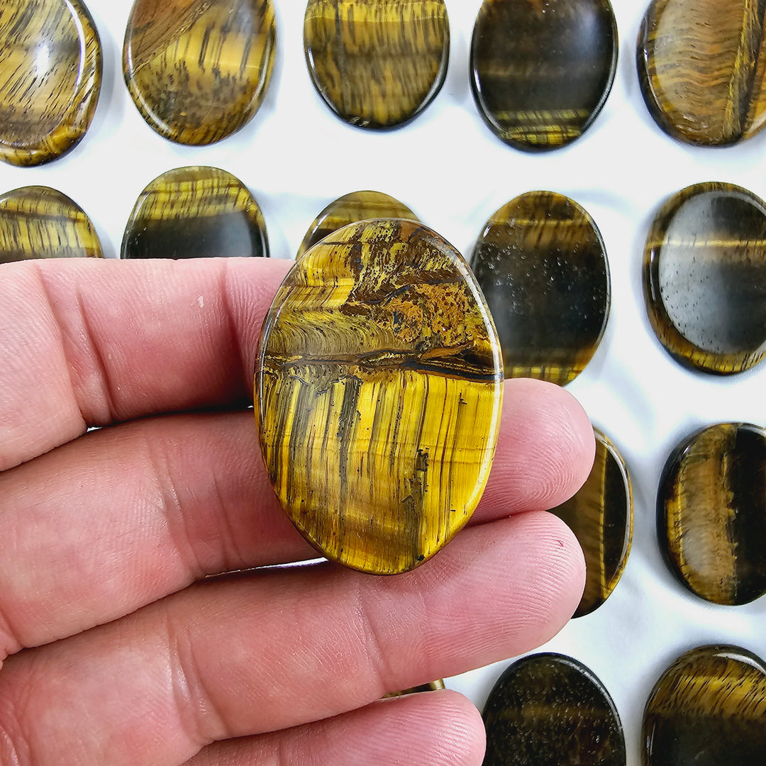 Tigers Eye Worry Stone