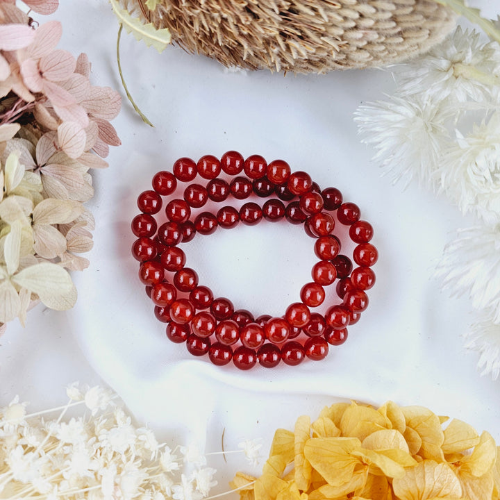 Carnelian Bracelet - 8mm