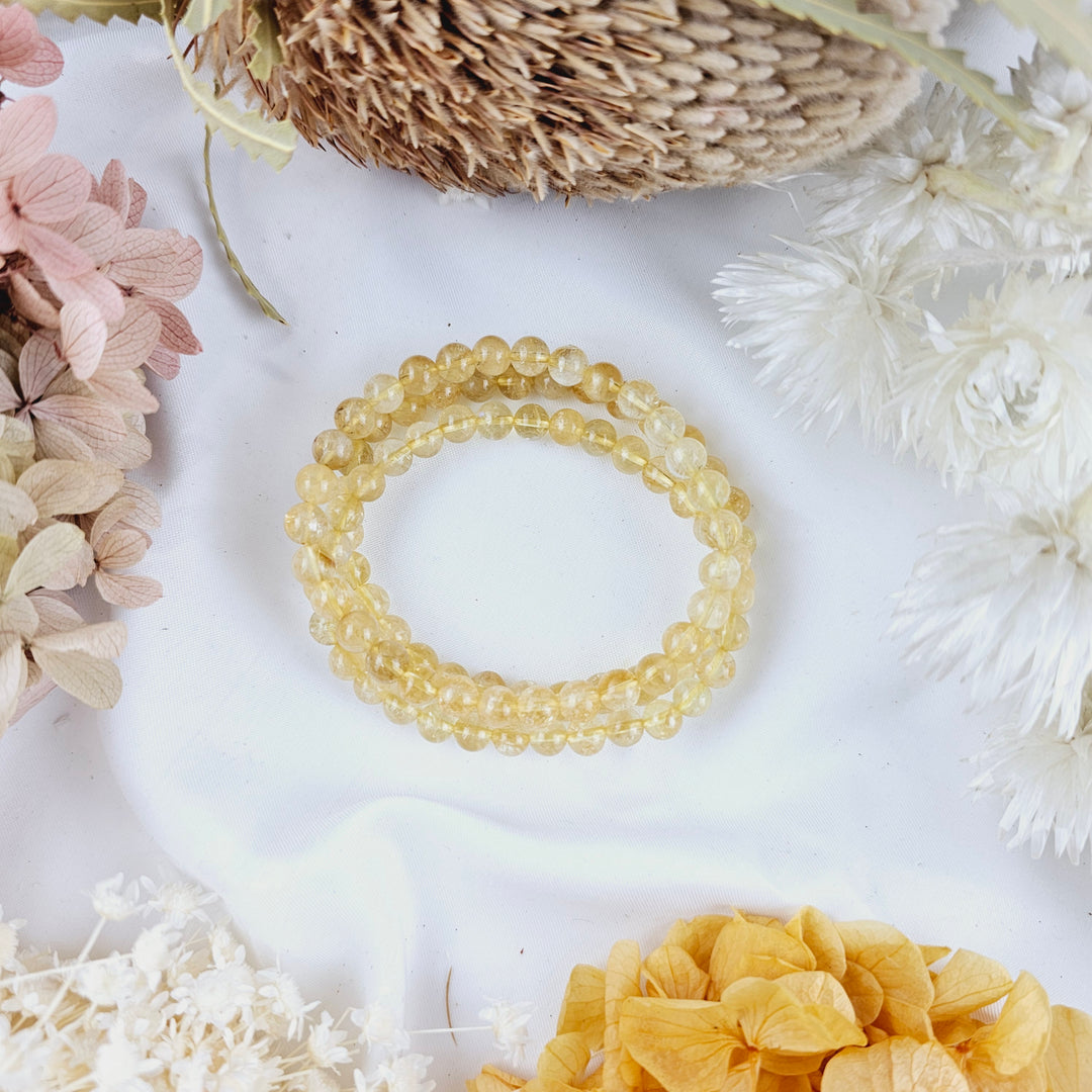 Citrine bracelet - 6mm