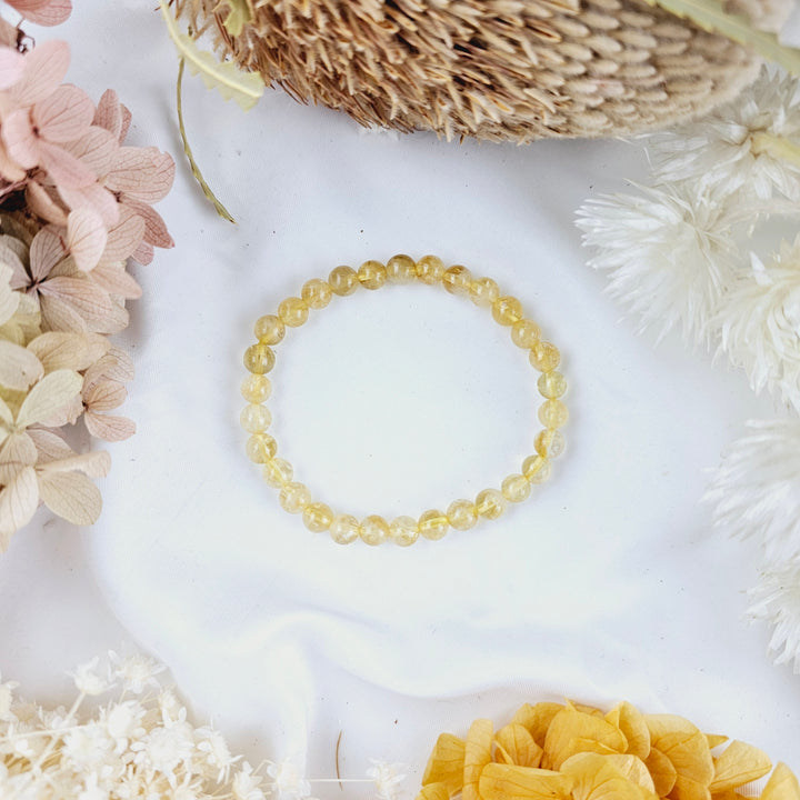 Citrine bracelet - 6mm