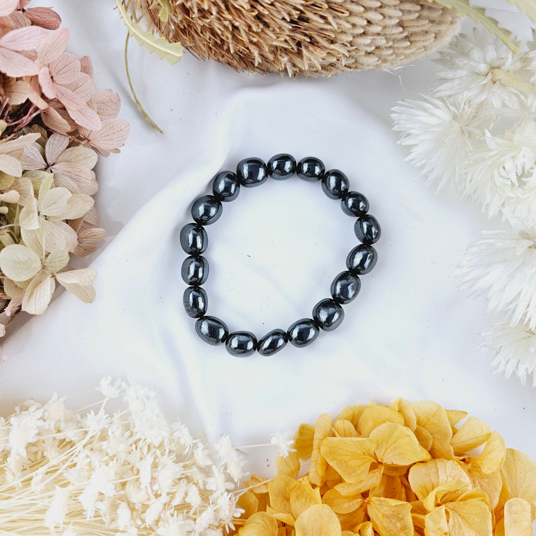 Hematite Bracelet - Tumbled