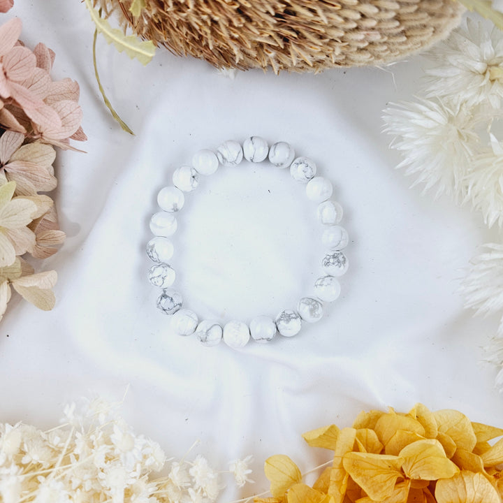 Howlite Bracelet - 8mm