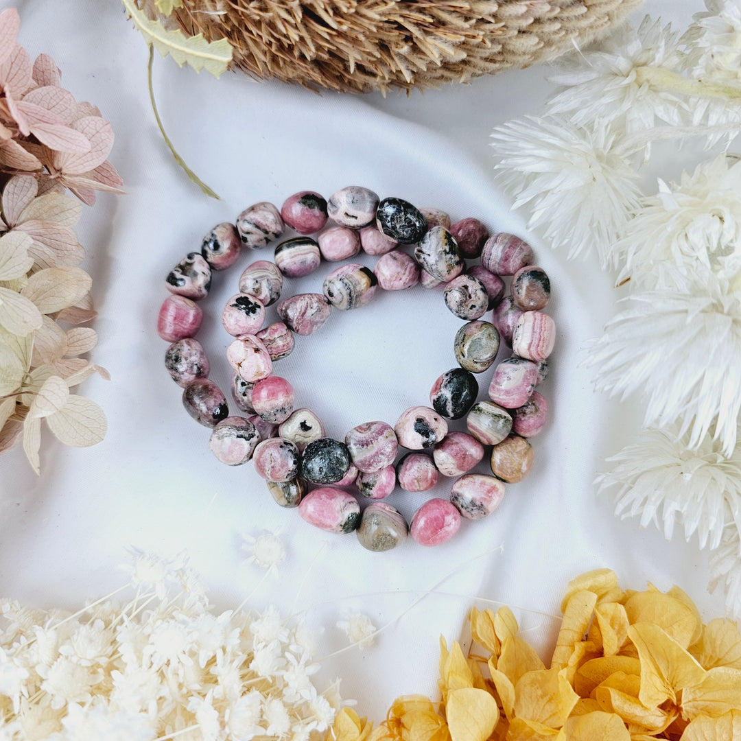 Rhodochrosite Bracelet - Tumbled