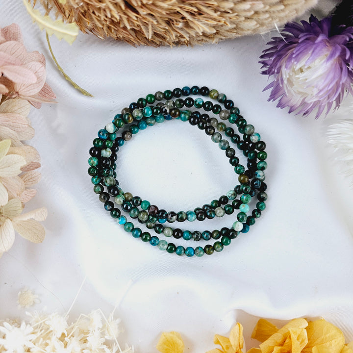 Chrysocolla Bracelet - 4mm