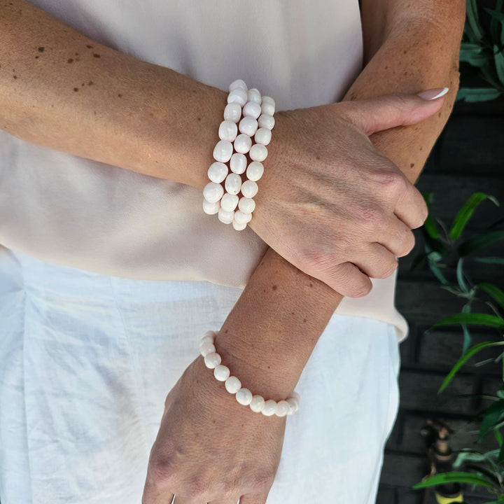 Mangano Calcite Bracelet - Tumbled