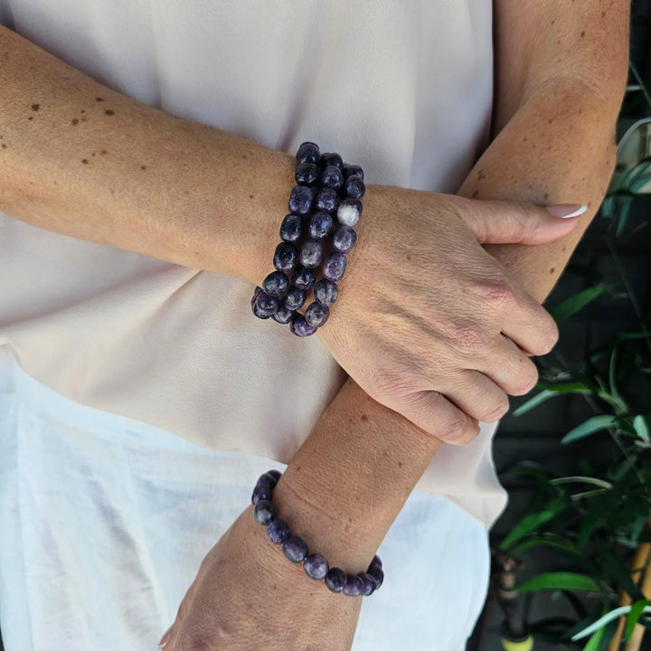 Lepidolite Bracelet - Tumbled #2