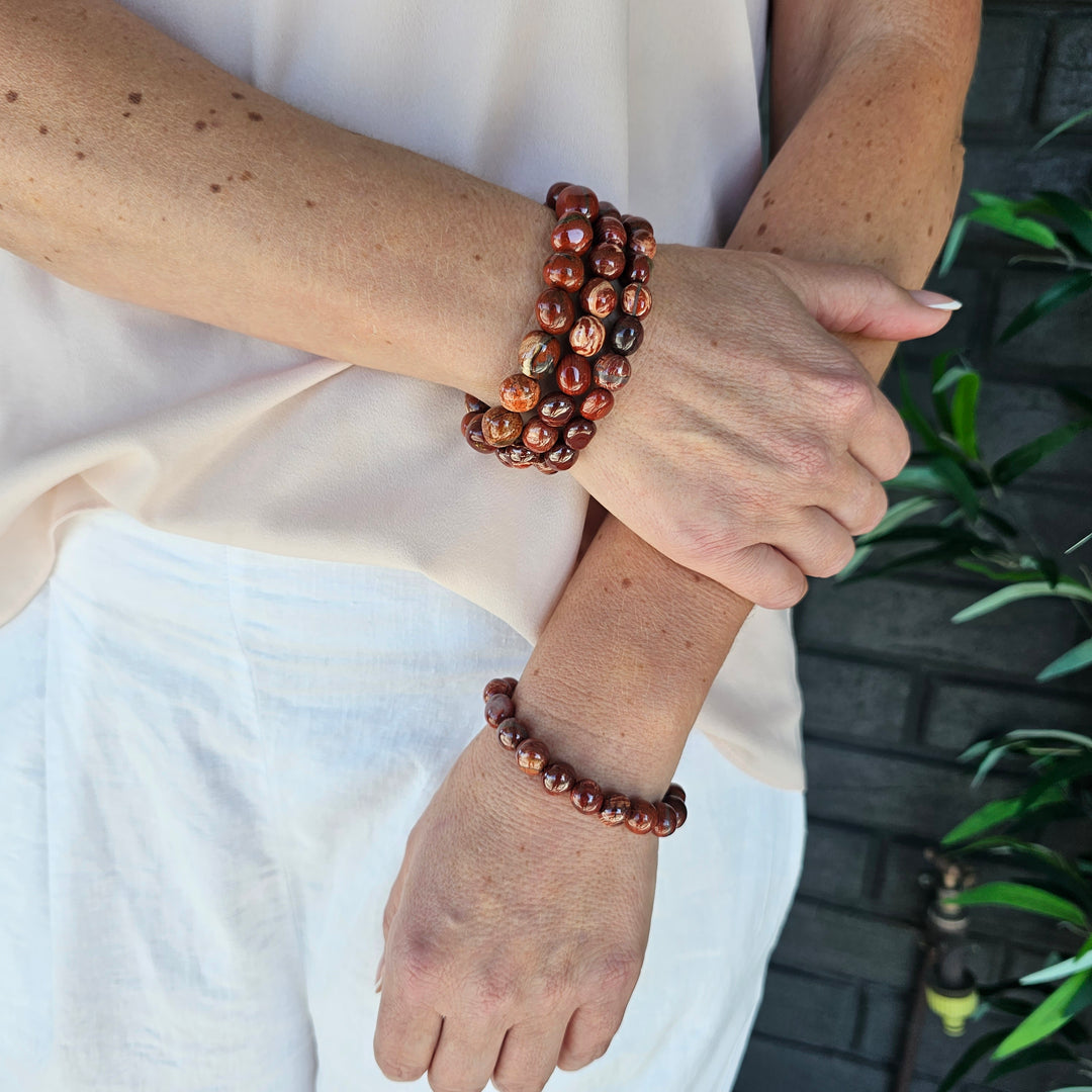 Snake Skin Jasper Bracelet - Tumbled
