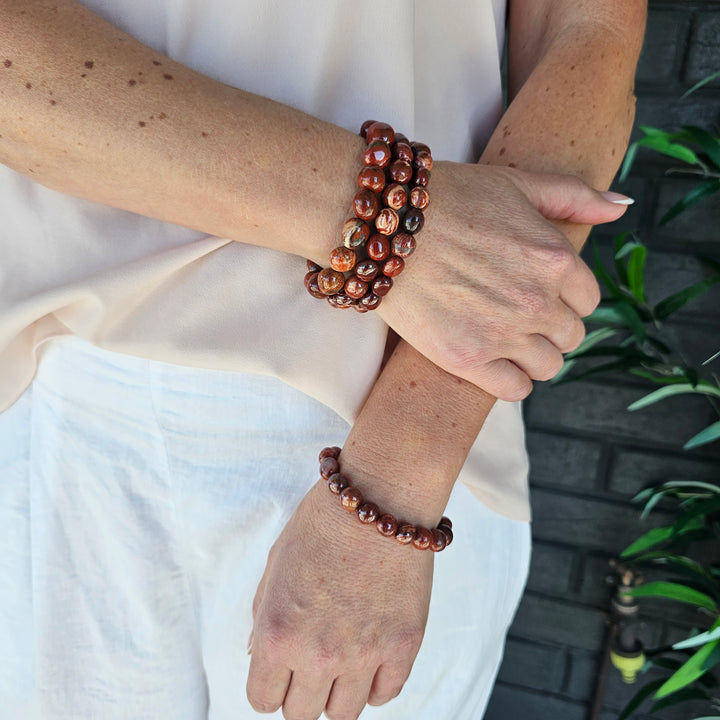 Snake Skin Jasper Bracelet - Tumbled
